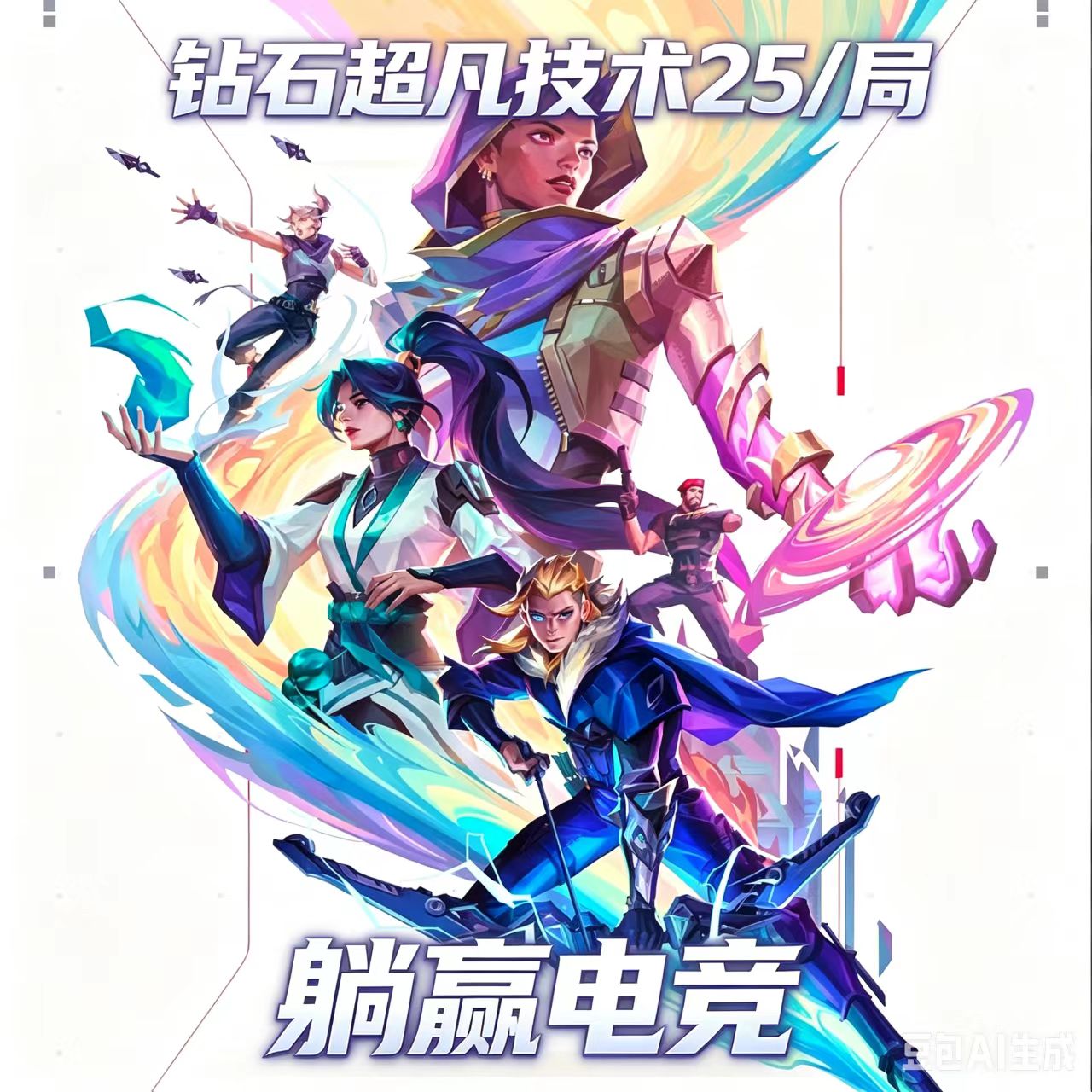 无畏契约钻超技术25/局